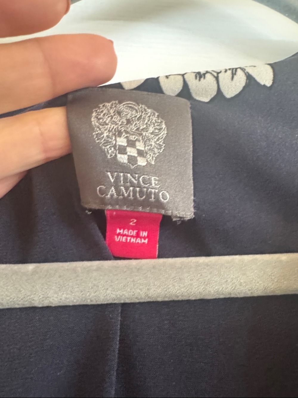 Classic Floral Wrap Dress - Black & White - Picture 2 of 5